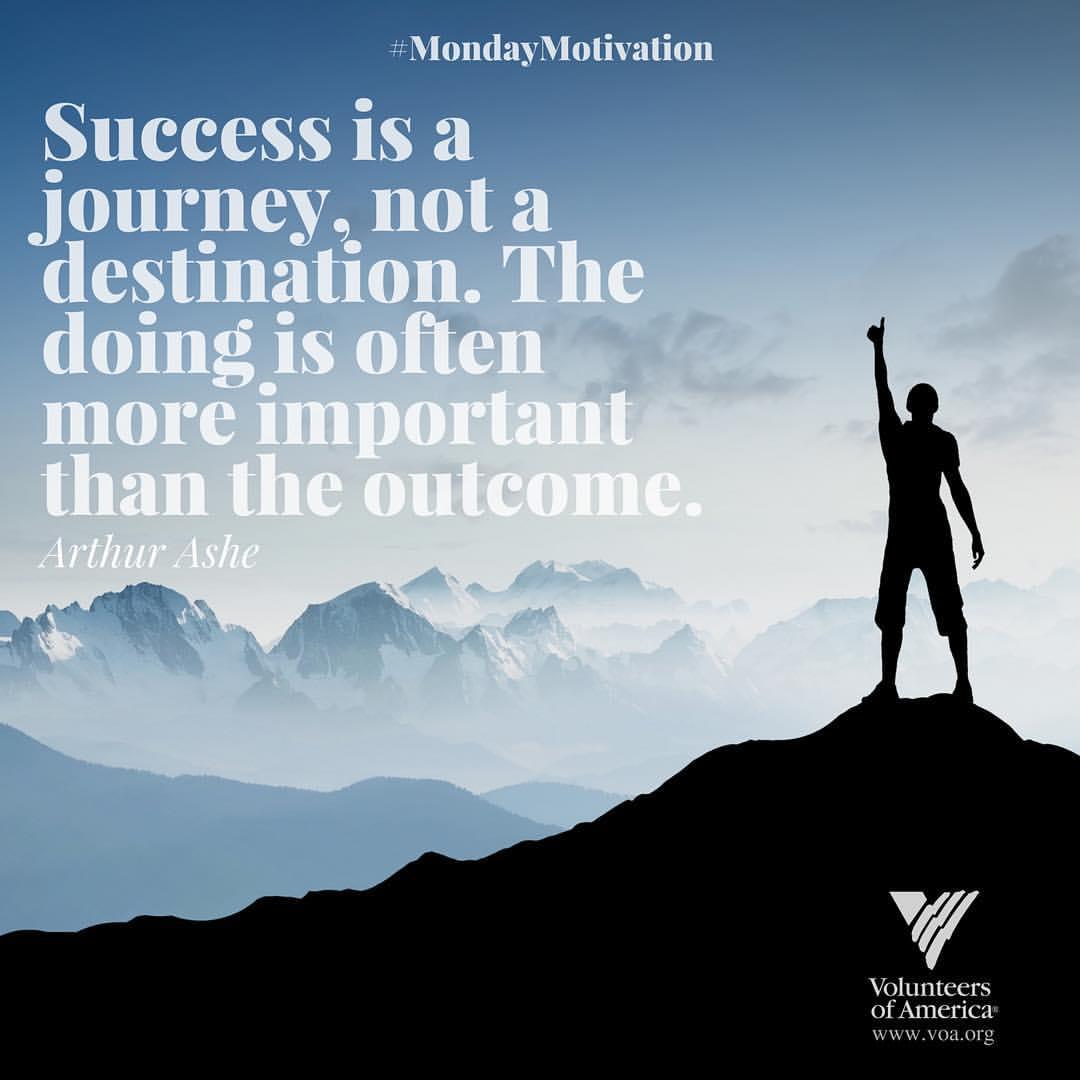 Success is a journey, not a destination Volunteers of America