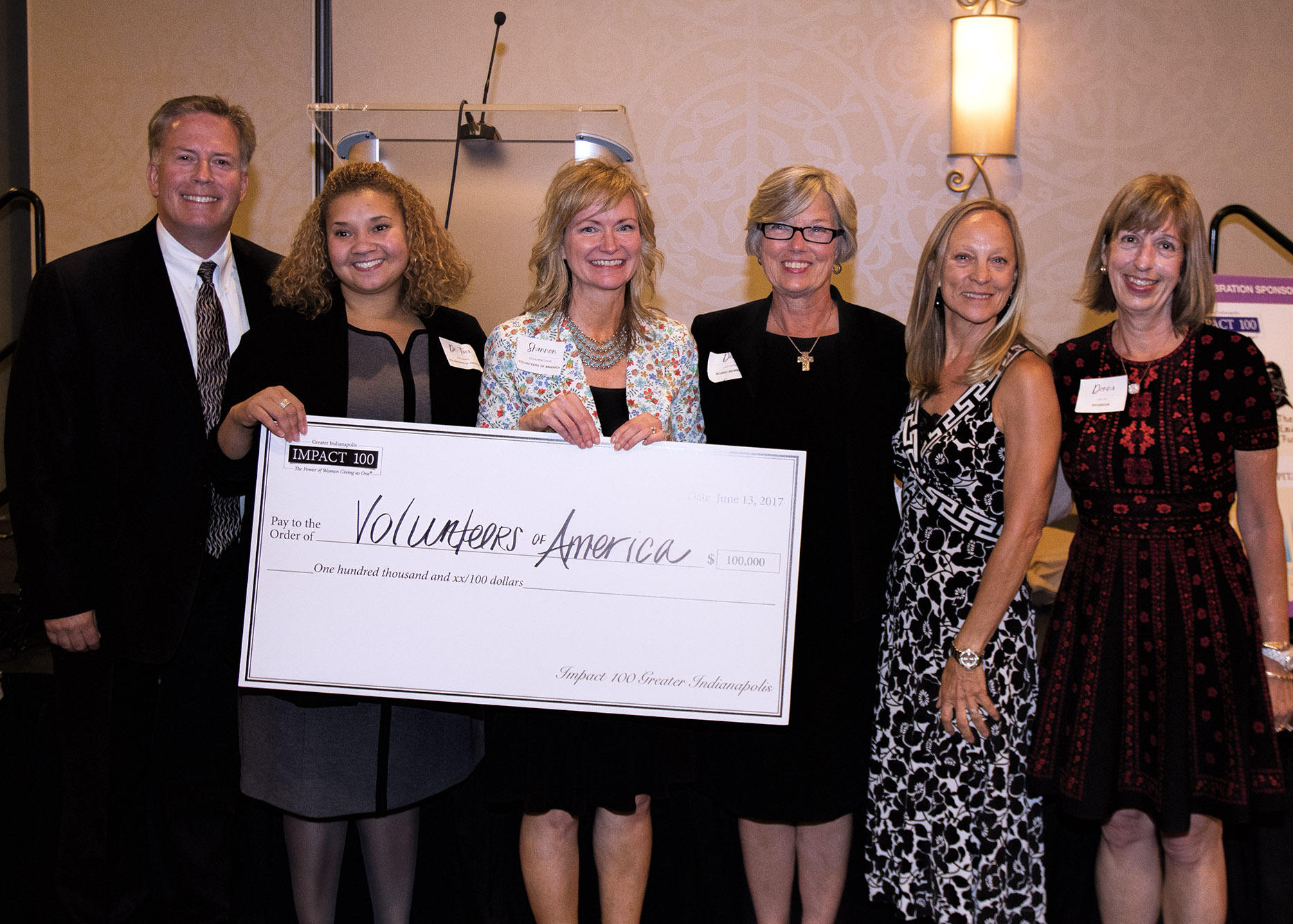 Volunteers of America of Indiana receives $100,000 from Impact 100 Greater Indianapolis
